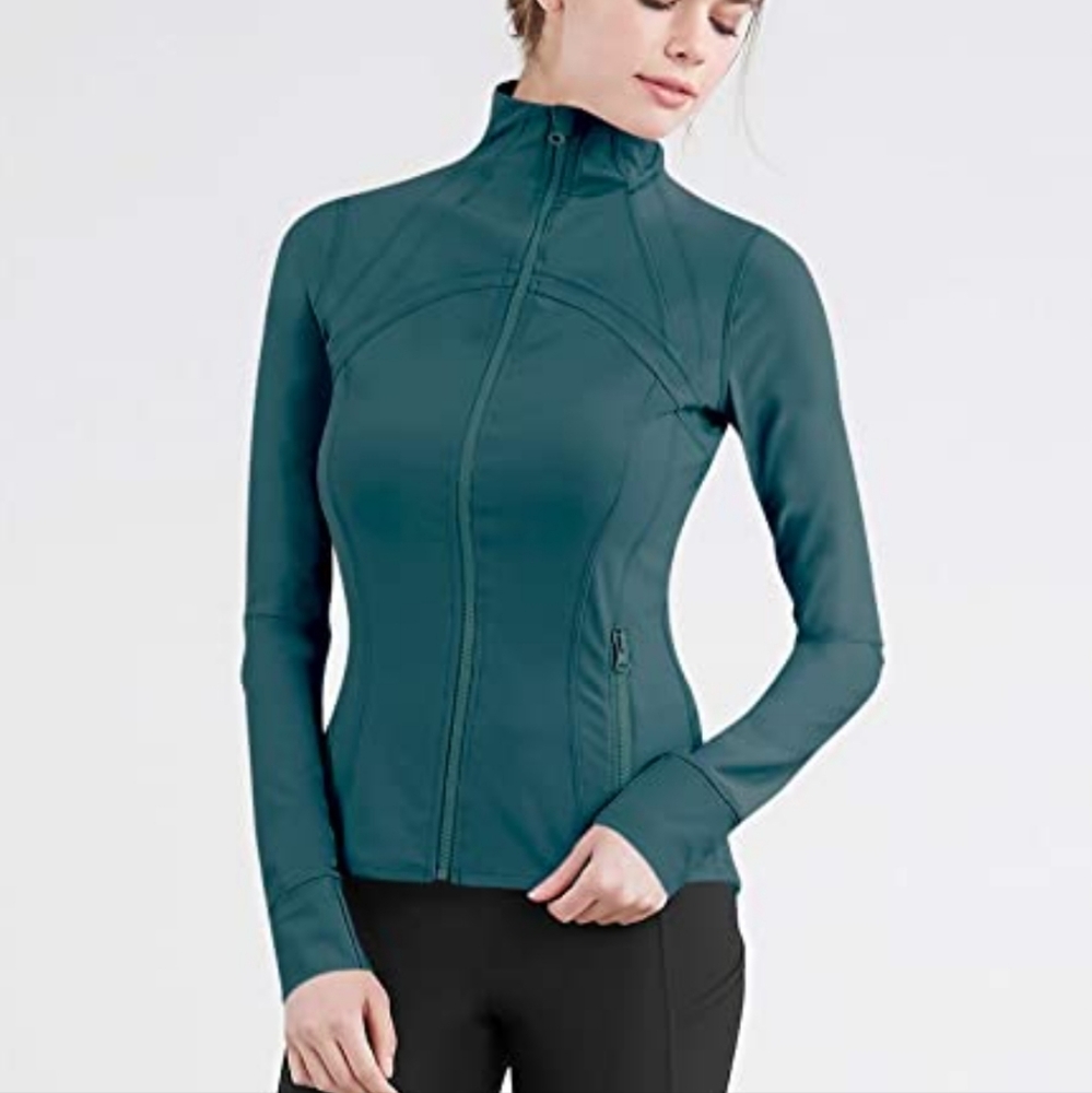 Womens athletic yoga jacket